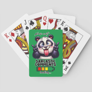 Baraja De Cartas Comentarios sarcásticos cargando Verde