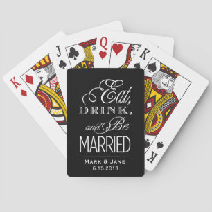 Baraja De Cartas Comer Beber y Estar Casado