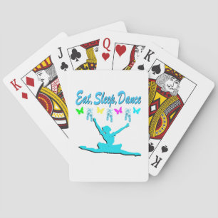 BARAJA DE CARTAS COMER, DORMIR, BAILAR DISEÑO BALLERINA