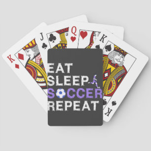 Baraja De Cartas Comer+Dormir+fútbol+Repetir