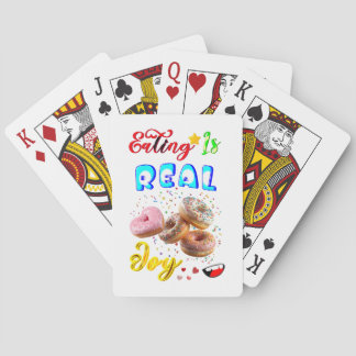 Baraja De Cartas Comer Juegos Es Un Verdadero Placer