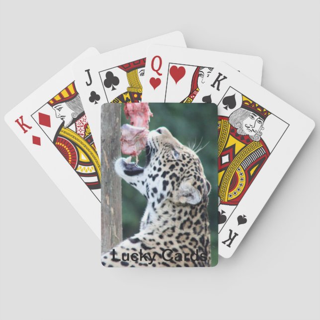 Baraja De Cartas Comer leopardo (Reverso)