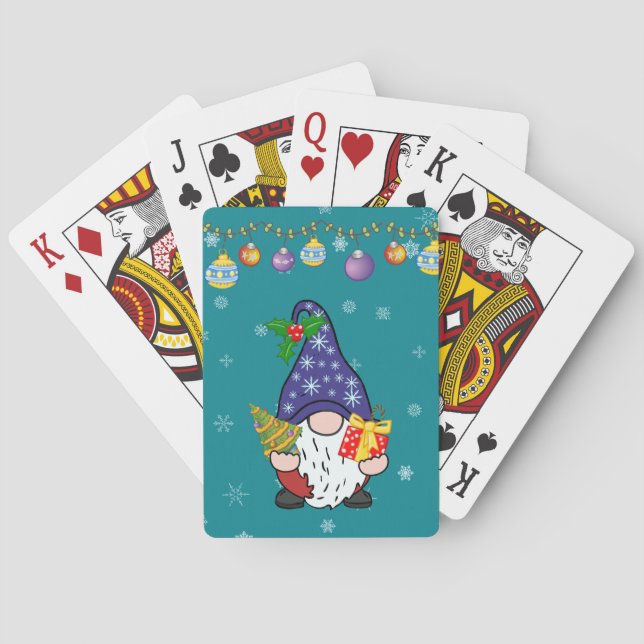 Baraja De Cartas Comer y ser gnomo (Reverso)