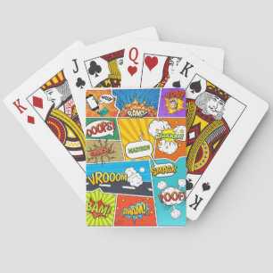 Baraja De Cartas Comics de nombres personalizados