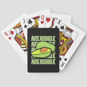 Baraja De Cartas Comida de fruta de aguacate