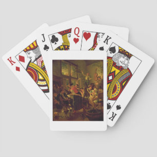 Baraja De Cartas Comida familiar (aceite sobre lienzo)