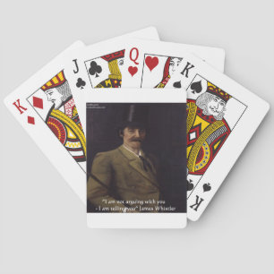 Baraja De Cartas Comillas James Whistler "Te lo estoy diciendo"