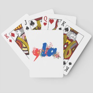 Baraja De Cartas Comma la Flowers