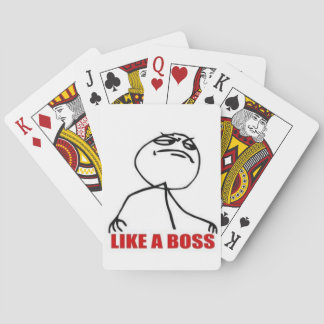 Baraja De Cartas Como un jefe