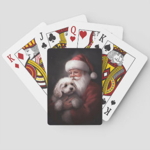 Baraja De Cartas Comodle con Navidades festivos de Santa Claus