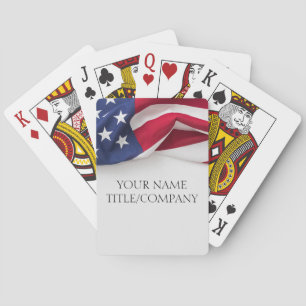 Baraja De Cartas Compañía de la Bandera Americana