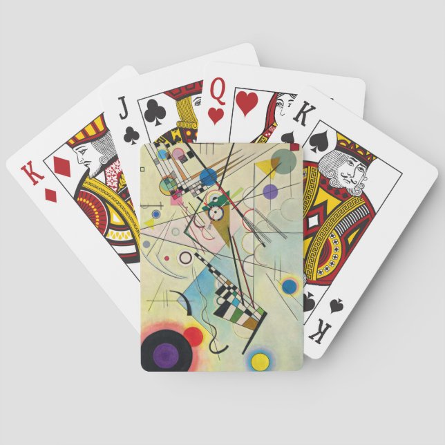 Baraja De Cartas Composición 8, 1923 por Wassily Kandinsky (Reverso)