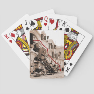 Baraja De Cartas Compra El Humor Del Mercado De Valores De La Dip