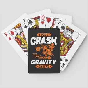 Baraja De Cartas Comprobaciones de Gravedad Aleatorias - Motocross