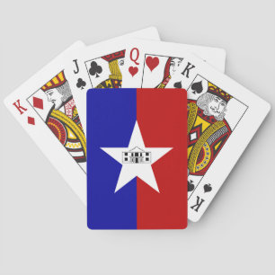 Baraja de Cartas con Bandera de San Antonio, EE. U