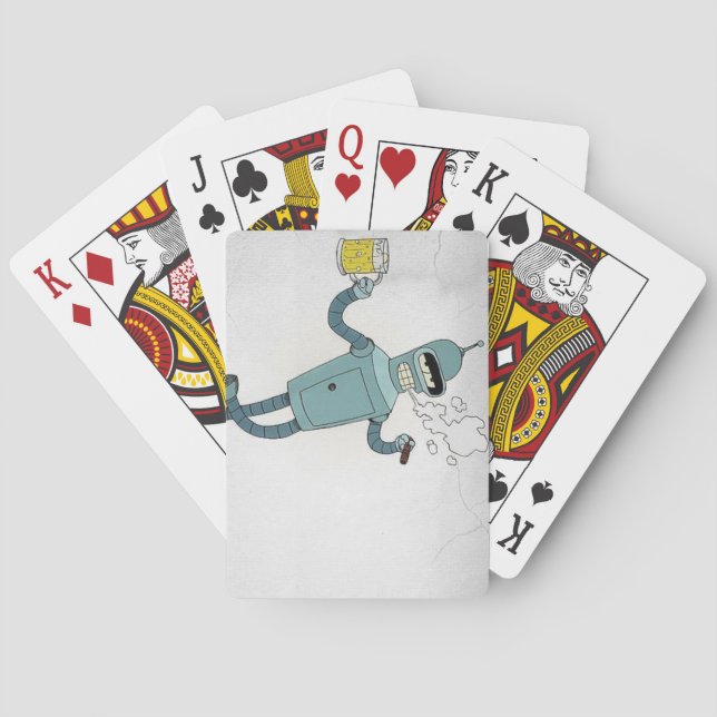 baraja de cartas con bender  (Reverso)