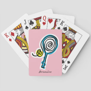 Baraja de cartas con diseño personalizado de raque