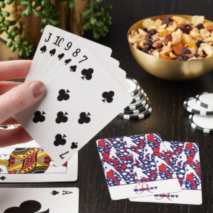 Baraja De Cartas Con el nombre All star pickleball [USA] patrón
