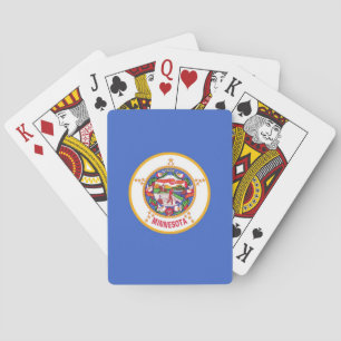 Baraja de Cartas con la antigua Bandera de Minneso