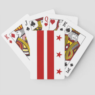 Baraja de Cartas con la antigua Bandera de Washing