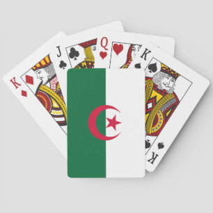 Baraja de Cartas con la Bandera de Argelia