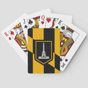 Baraja de Cartas con la Bandera de Baltimore, EE.
