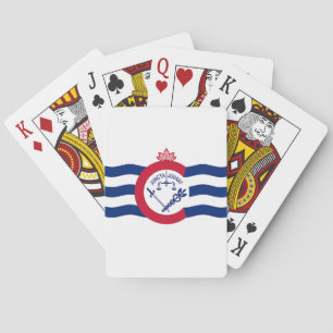 Baraja de Cartas con la Bandera de Cincinnati, EE.