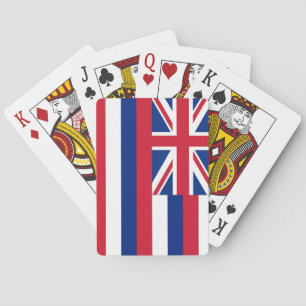 Baraja de Cartas con la Bandera de Hawái
