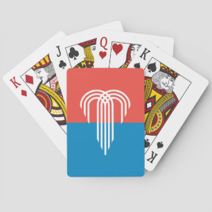 Baraja de Cartas con la Bandera de Kansas City, EE