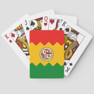 Baraja de Cartas con la Bandera de Los Ángeles, EE