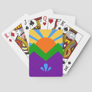 Baraja de Cartas con la Bandera de Manitou Springs