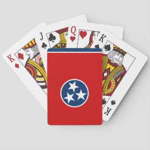 Baraja de Cartas con la Bandera de Tennessee, EE. 