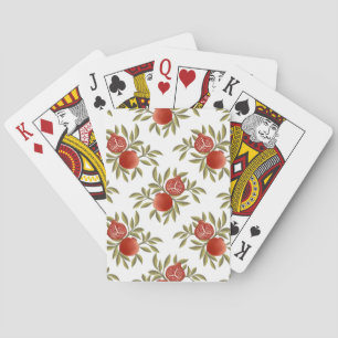 Baraja de Cartas con Patrón de Granada Colorida –