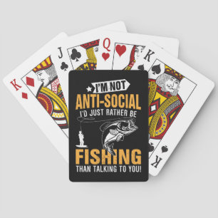 Baraja De Cartas Con tema de pesca