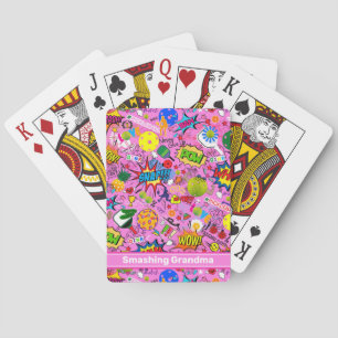 Baraja De Cartas 😍 Con texto mixto picleball rosa