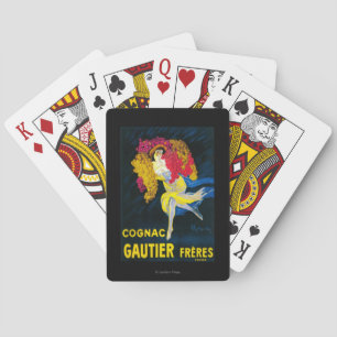 Baraja De Cartas Coñac Gautier PosterFrance promocional