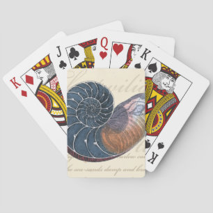 Baraja De Cartas Concha de mar romántica