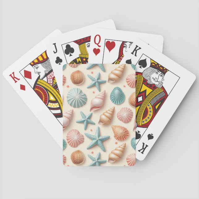 Baraja De Cartas Conchas en abundancia (Reverso)