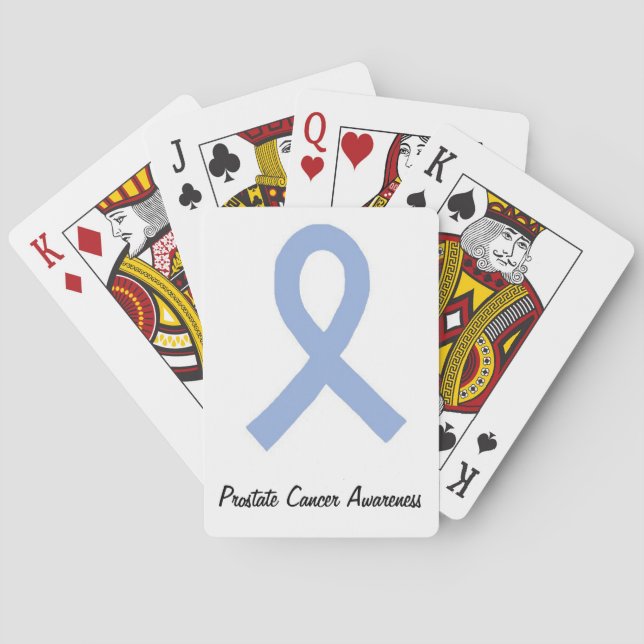 Baraja De Cartas Conciencia del cáncer de próstata (Reverso)