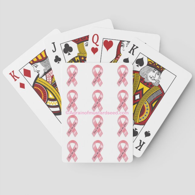 Baraja De Cartas Conciencia sobre el cáncer (Reverso)