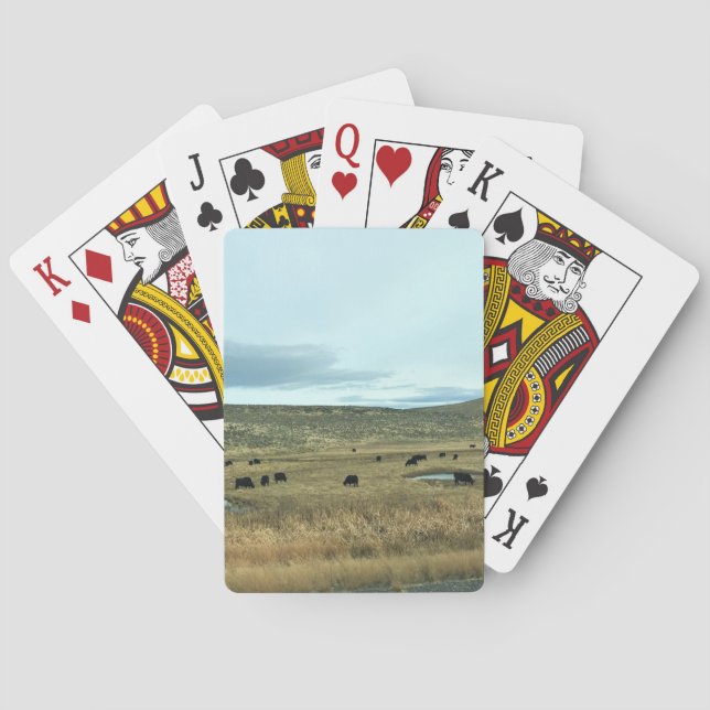Baraja De Cartas Condado de Baker Rural, Oregón (Reverso)