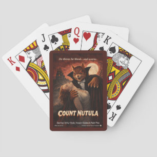 Baraja De Cartas Conde Nutula Parodia Retro de Película