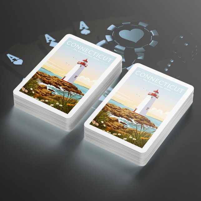 Baraja De Cartas Conecticut de vintage (Subido por el creador)