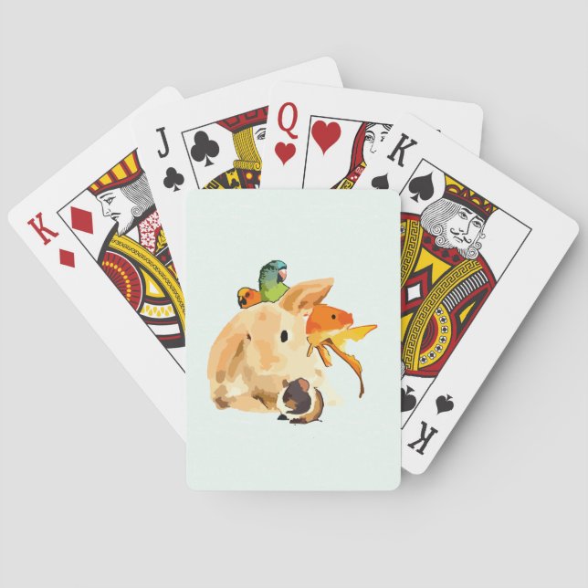 Baraja De Cartas conejo (Reverso)