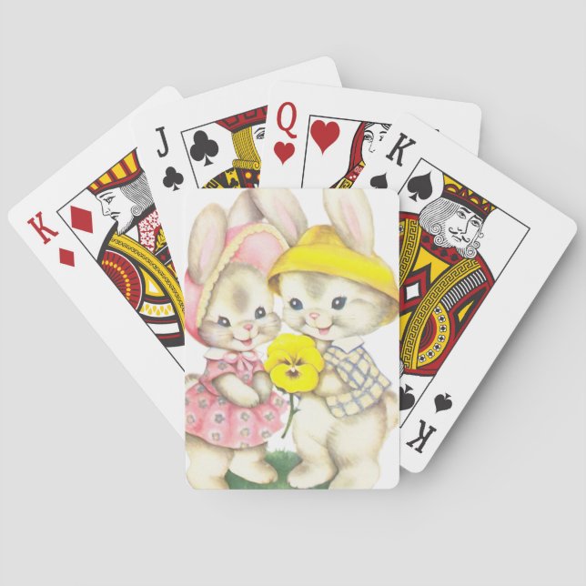 Baraja De Cartas Conejo Chica+Chico (Reverso)