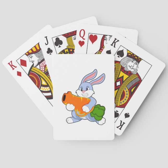 Baraja De Cartas Conejo con zanja (Reverso)