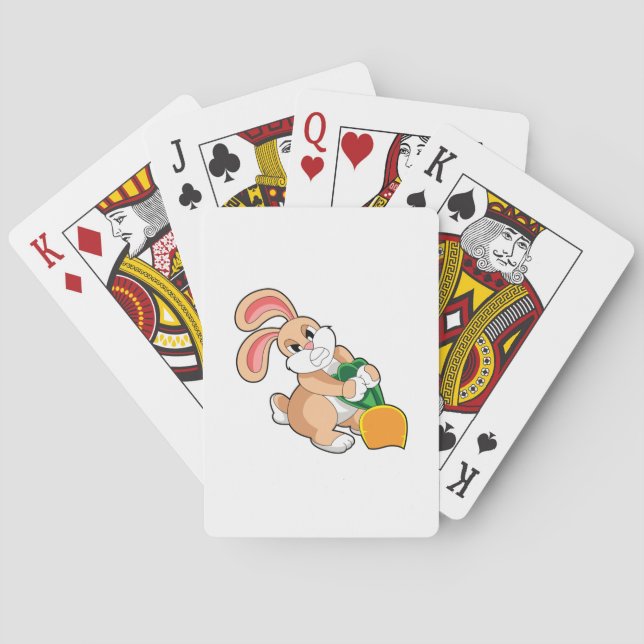 Baraja De Cartas Conejo con zanja (Reverso)