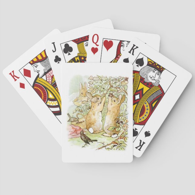 Baraja De Cartas Conejo conejo: Picking de Blackberry (Beatrix Pott (Reverso)