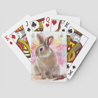 Baraja De Cartas Conejo de flores