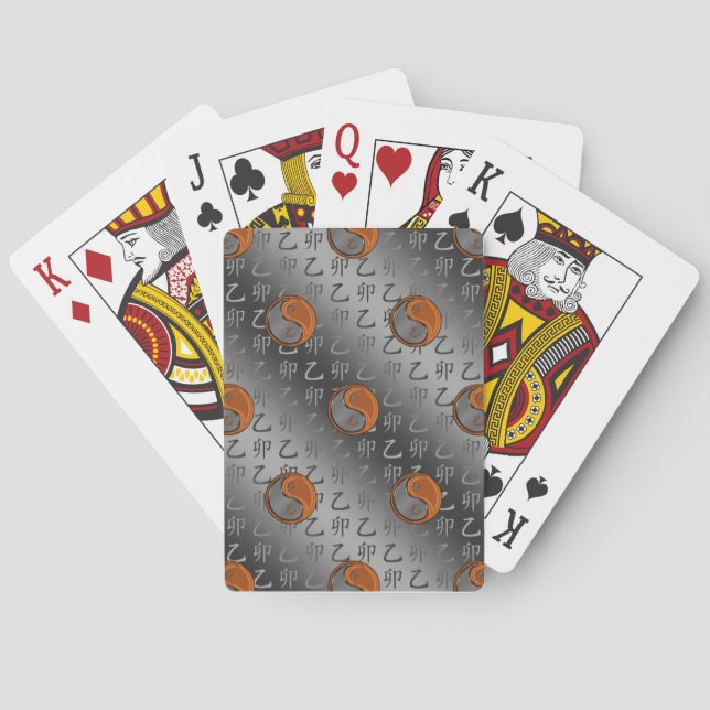 Baraja De Cartas Conejo de Madera (Reverso)